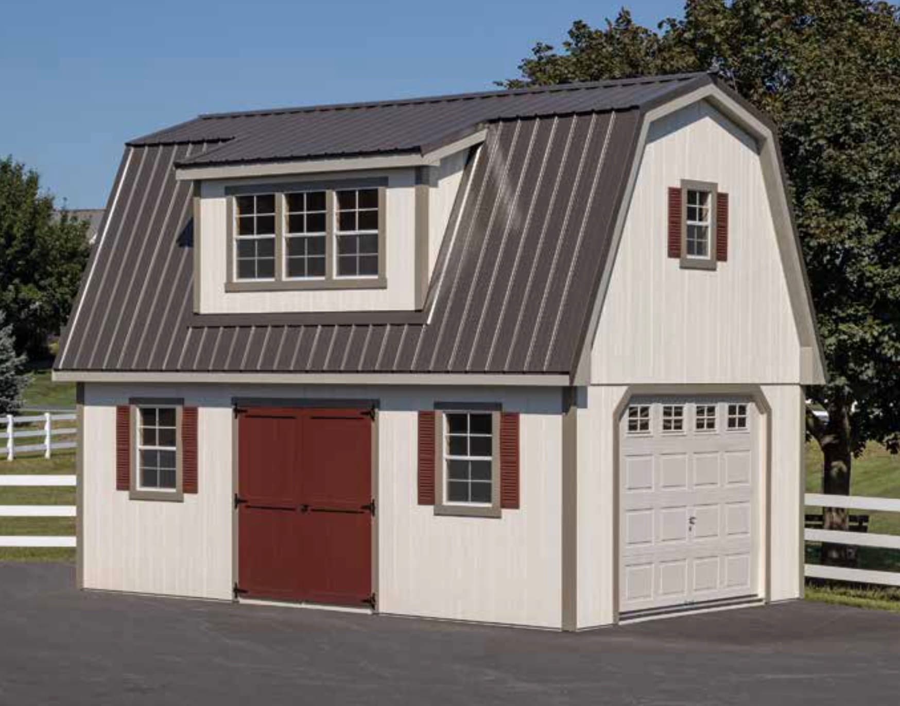 Gambrel Garage with Loft