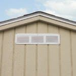 Painted siding gable vent 1