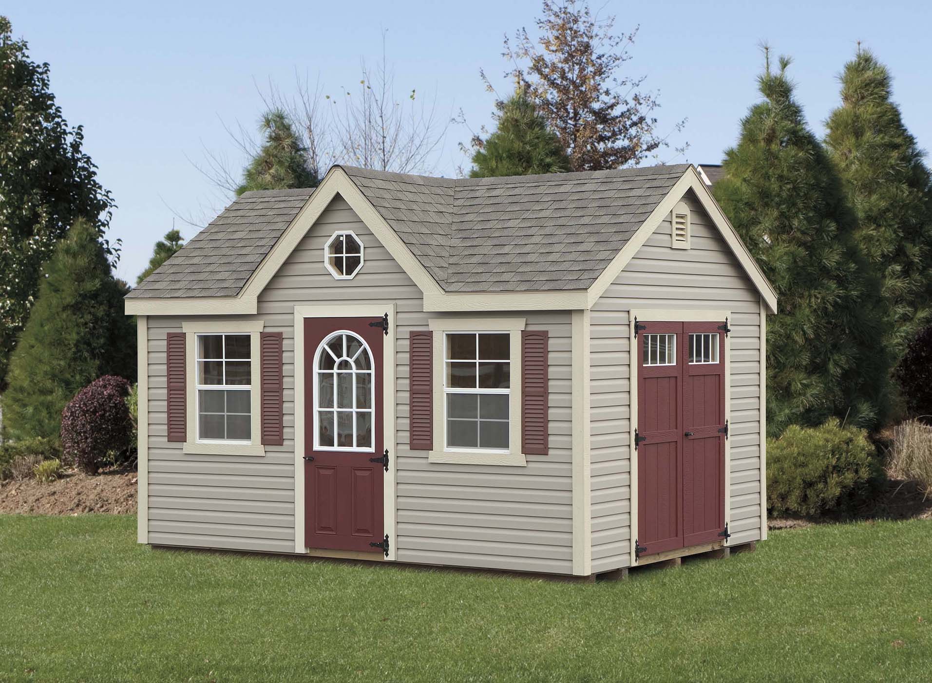 sheds, barns & garages - pine ridge barns